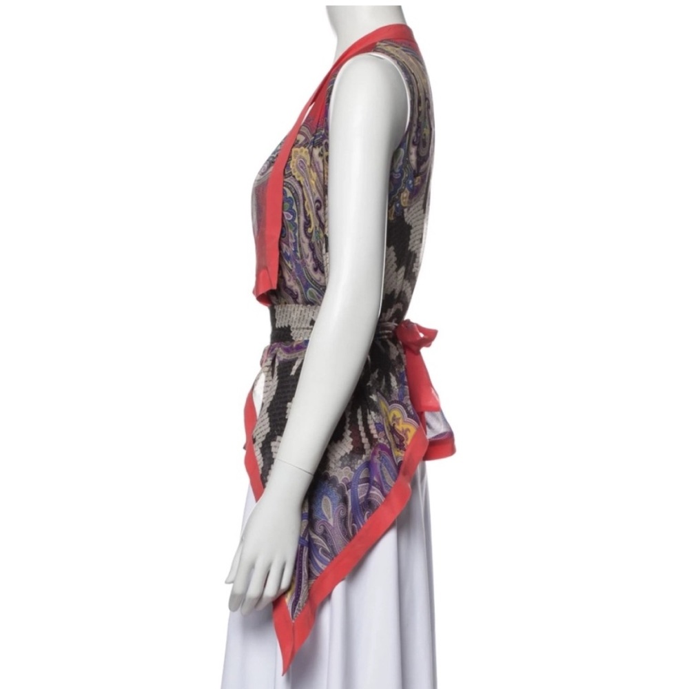 Etro Paisley Sleeveless Top - Picture 4 of 6